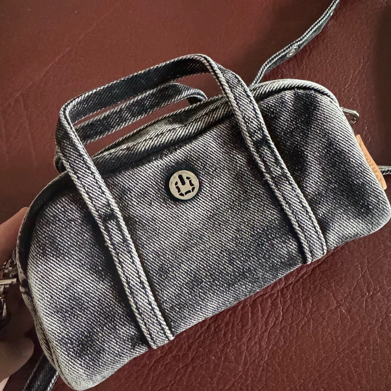 Luxury Bags Designer - Korean Casual Mini Denim Box Bags
