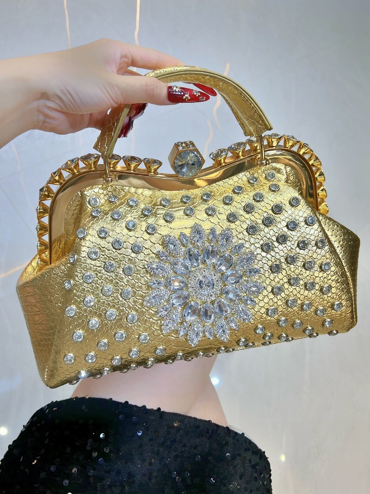 Luxury Bags Level - High-level Texture Rhinestones Alligator Pattern Tote