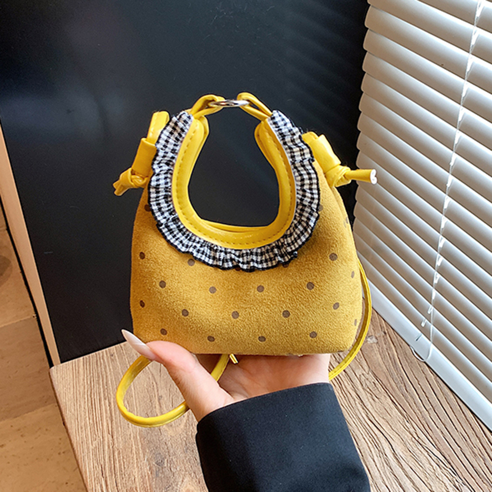 Sweet Mini Suede Handbag Women – Half Moon Bag Suede recenzja i cena