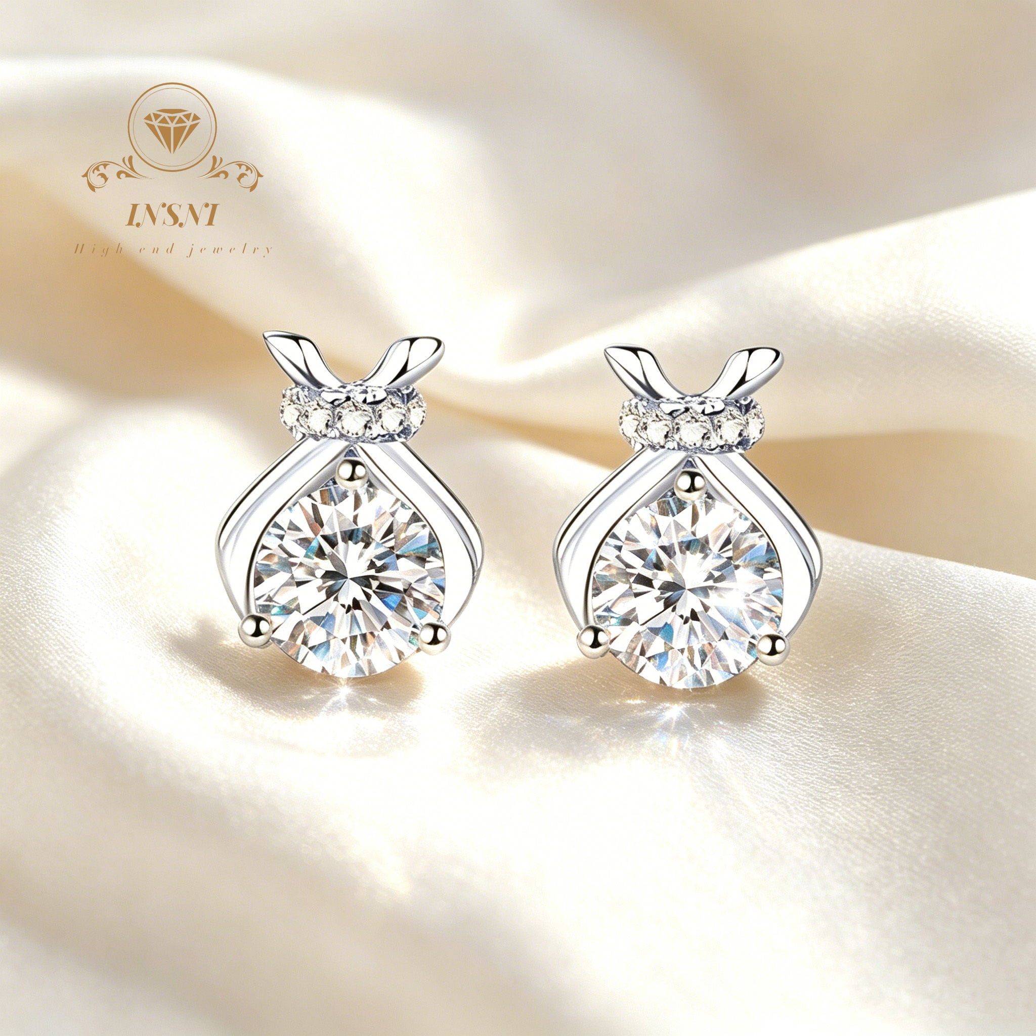 S925 Silver Moissanite Bow Luc – Luxury Bags That Are Affordable recenzja i cena