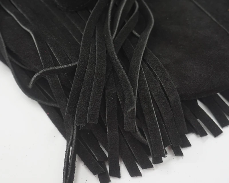 Women Genuine Leather Suede Fr – Half Moon Bag Suede recenzja i cena