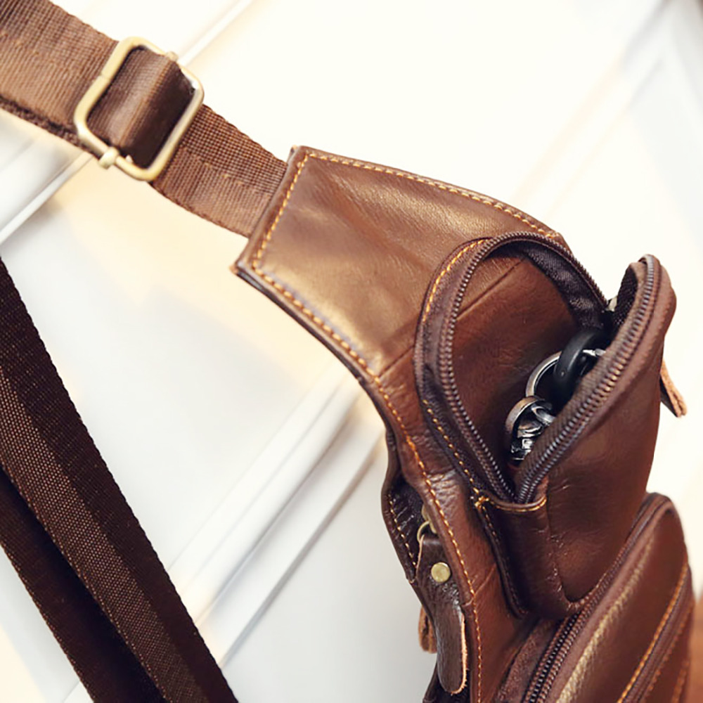 Men Cross Body Shoulder Sling  – Half Moon Bag Suede recenzja i cena