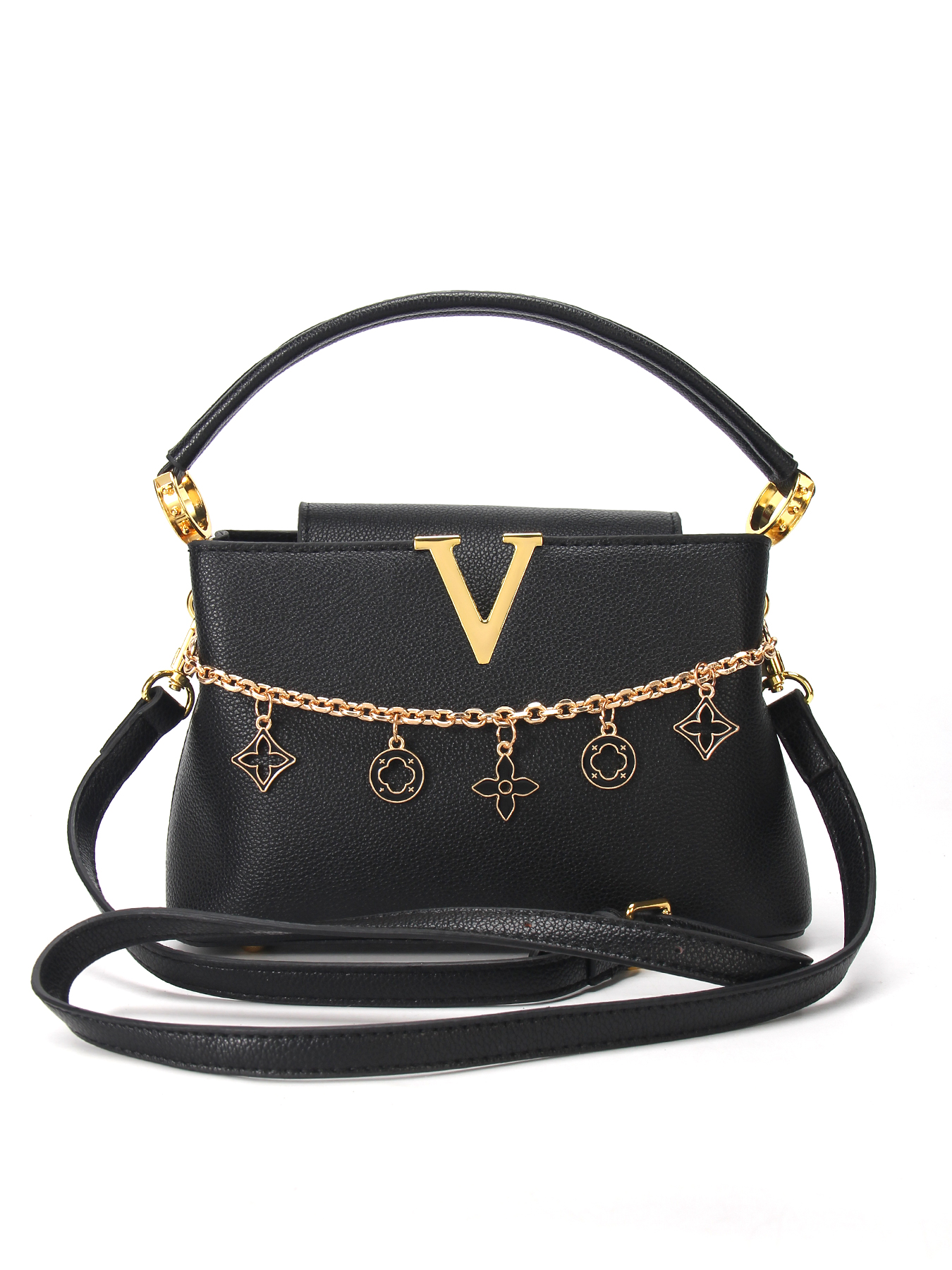 Gold V-Shaped Embellished Wome – Luxury Bags That Are Affordable recenzja i cena