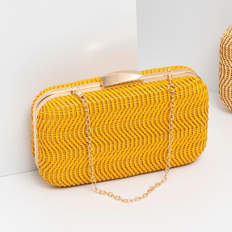 Casual Straw Women's Bag Yello – Luxury Bags Consignment recenzja i cena