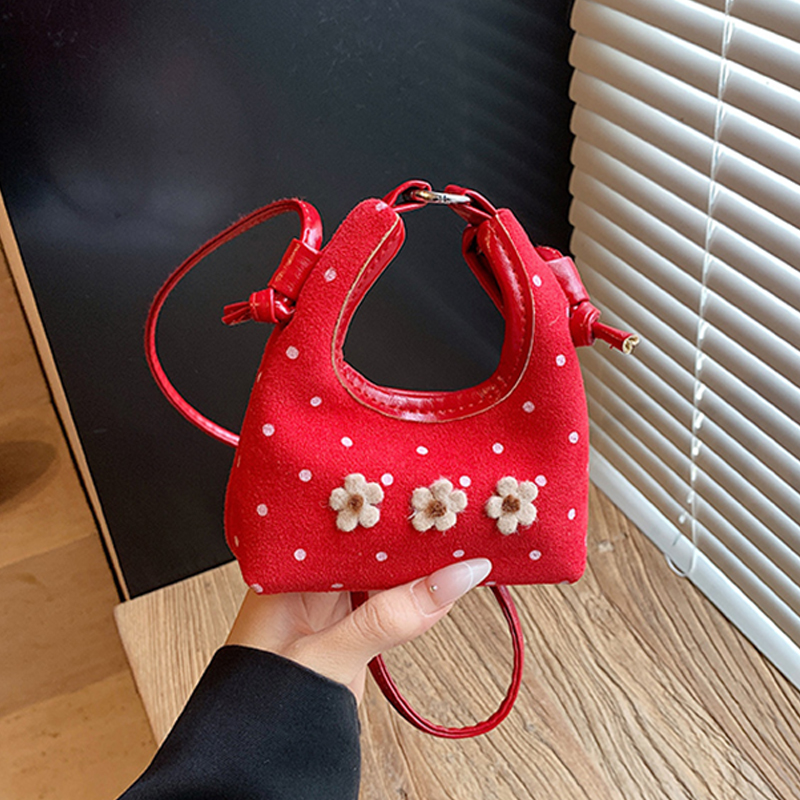 Autumn Winter Sweet Flower Min – Half Moon Bag Suede recenzja i cena