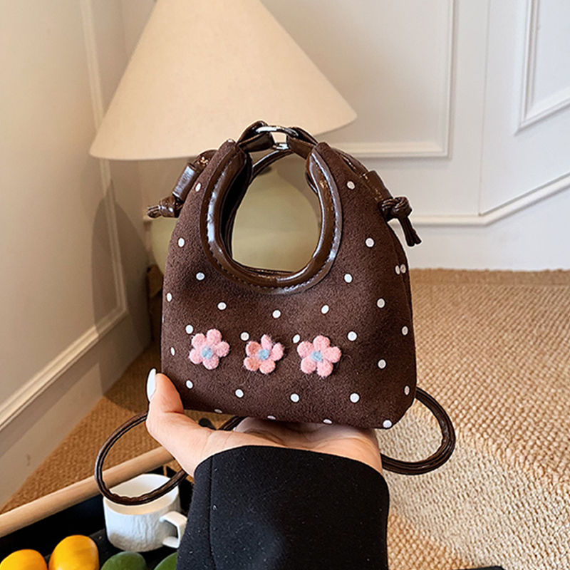 Autumn Winter Sweet Flower Min – Half Moon Bag Suede recenzja i cena