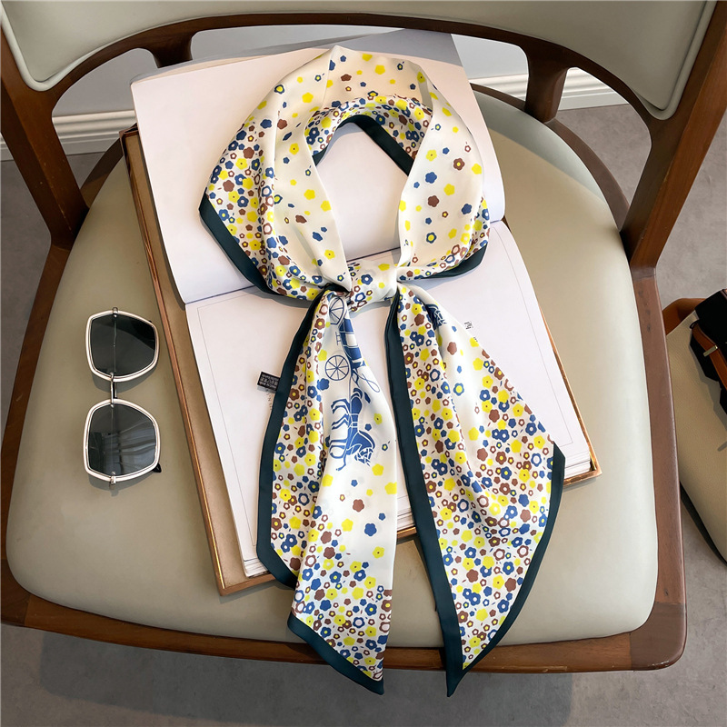 Fashion Print Long Silk Scarf  – Luxury Bags Expensive recenzja i cena