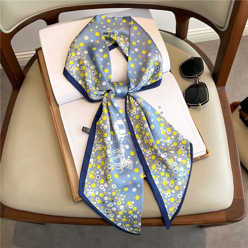 Fashion Print Long Silk Scarf  – Luxury Bags Expensive recenzja i cena