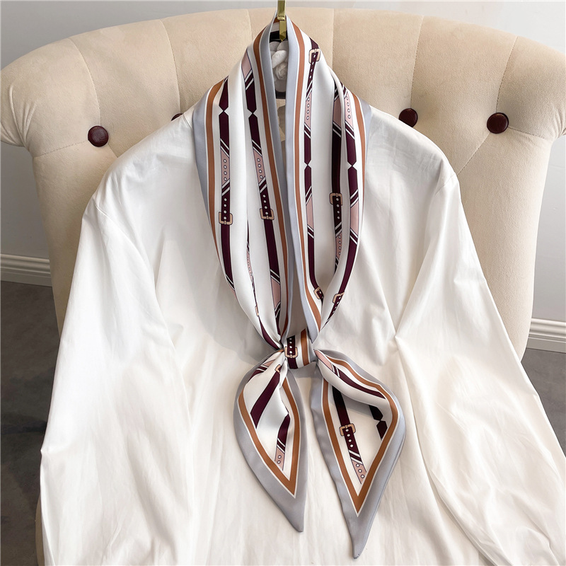 Fashion Print Long Silk Scarf  – Luxury Bags Expensive recenzja i cena
