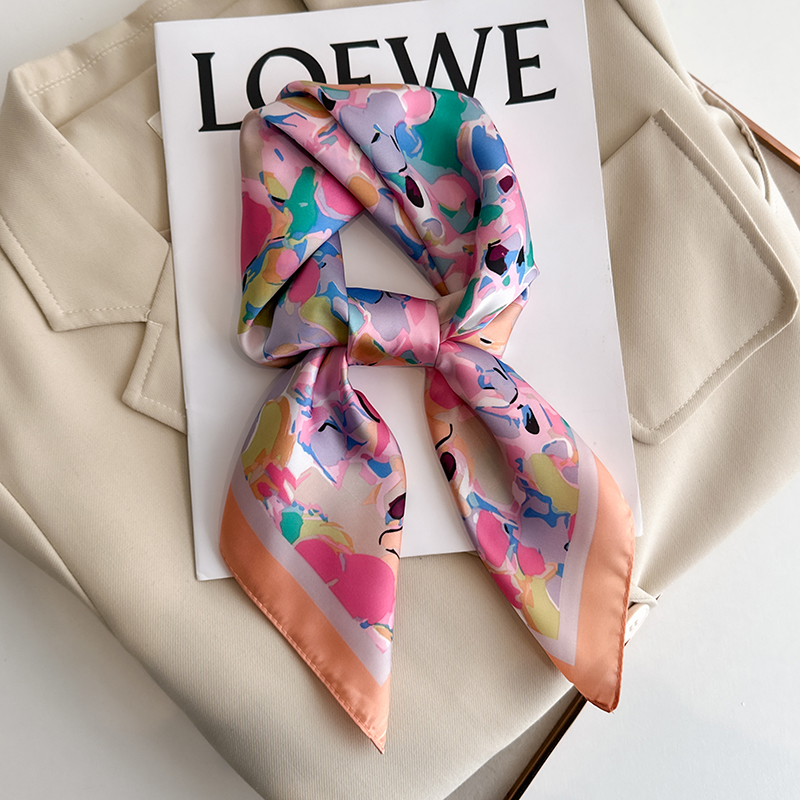 Luxury Floral Print Square Sil – Luxury Bags Expensive recenzja i cena