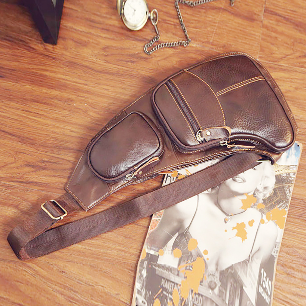 High Quality Men Genuine Leath – Half Moon Bag Suede recenzja i cena
