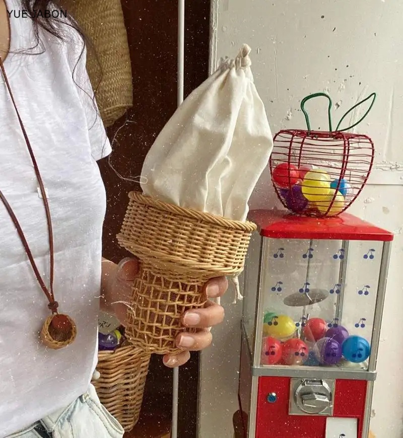 Ice Cream Design Woven Bag Swe – Luxury Bags Korea recenzja i cena