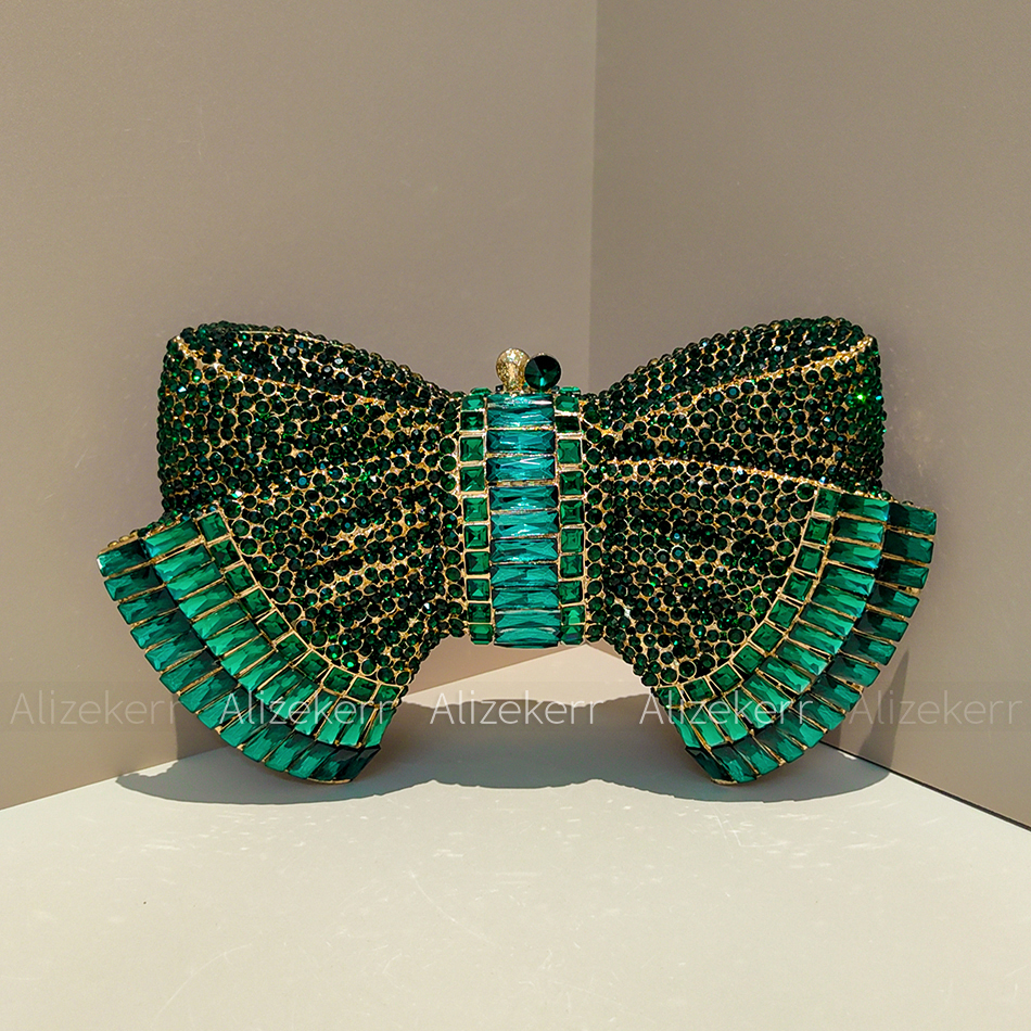 Alizekerr Bow Crystal Evening  – Luxury Bags Consignment recenzja i cena