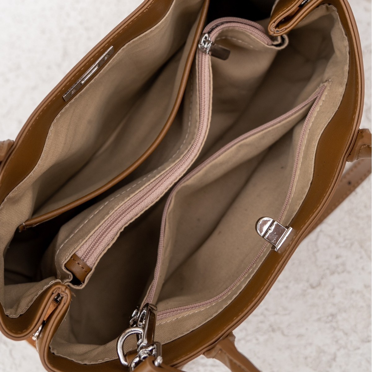 Genuine Leather Suede Womens V – Half Moon Bag Suede recenzja i cena