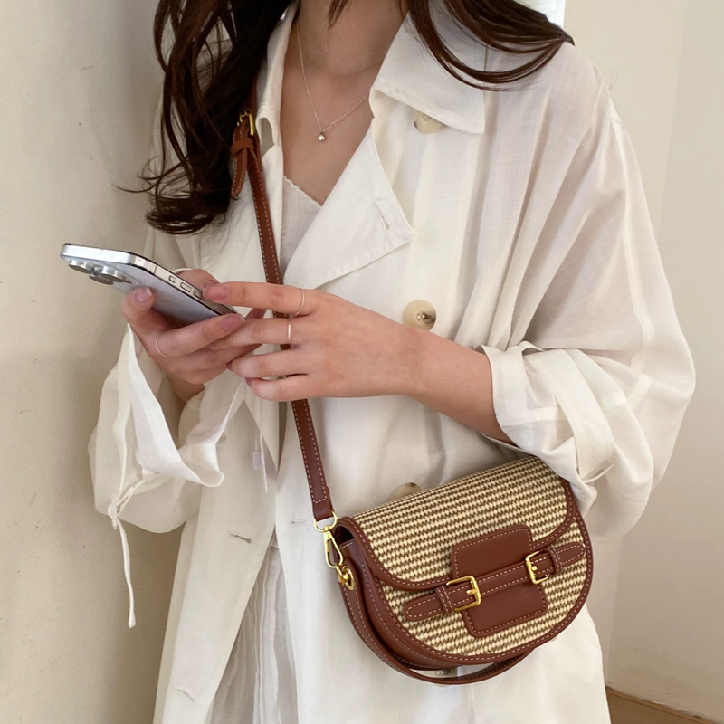England Style Mini Straw Saddl – Luxury Bags Designer recenzja i cena
