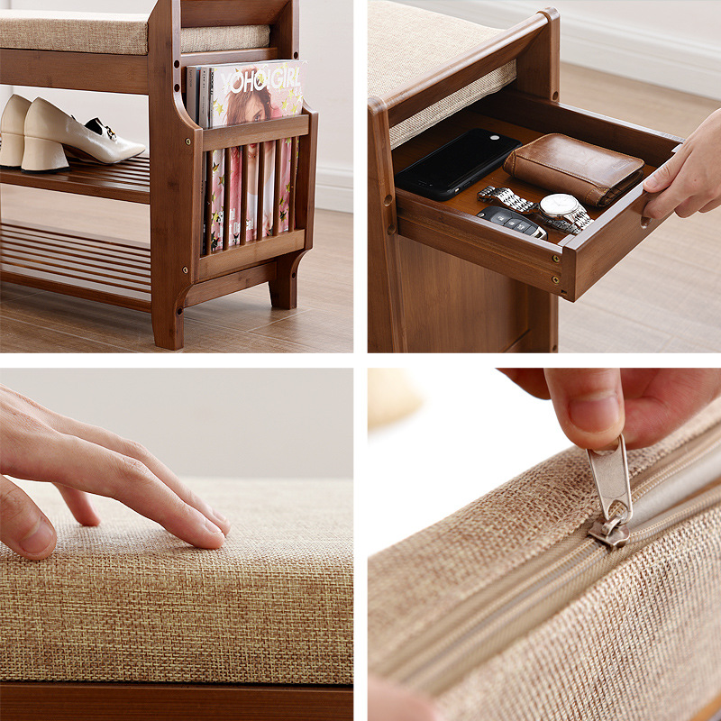 Retro style bamboo shoe cabine – Luxury Bags Level recenzja i cena