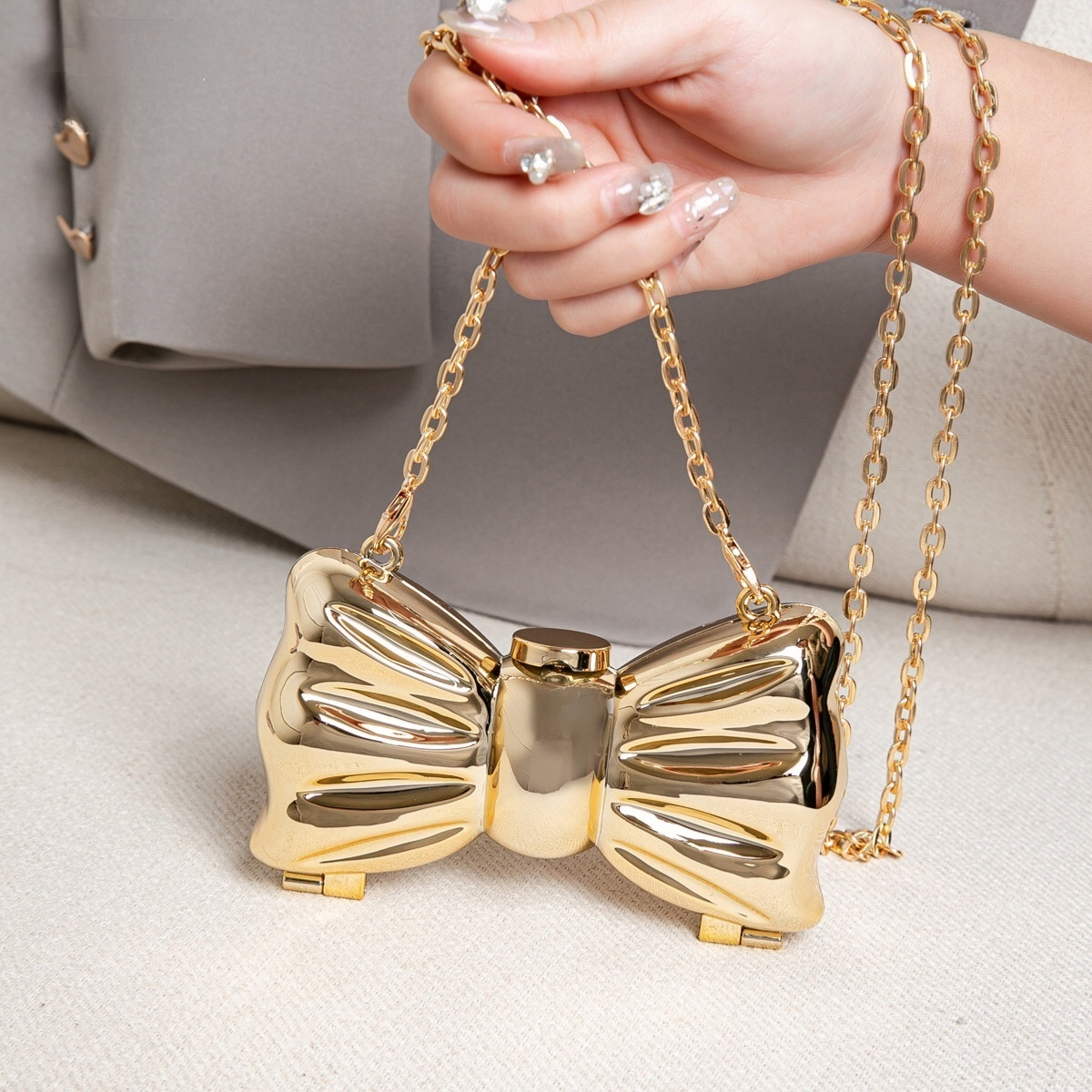 Luxury Fashion Metal Mini Hand – Luxury Bags Expensive recenzja i cena